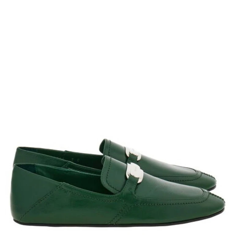 Ferragamo Elaine New Vara Buckle Loafers