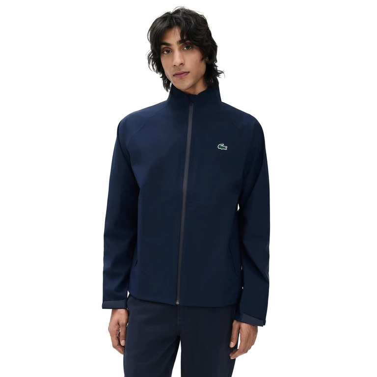 Lacoste Water Repellent Golf Windbreaker Marine/Marine XL