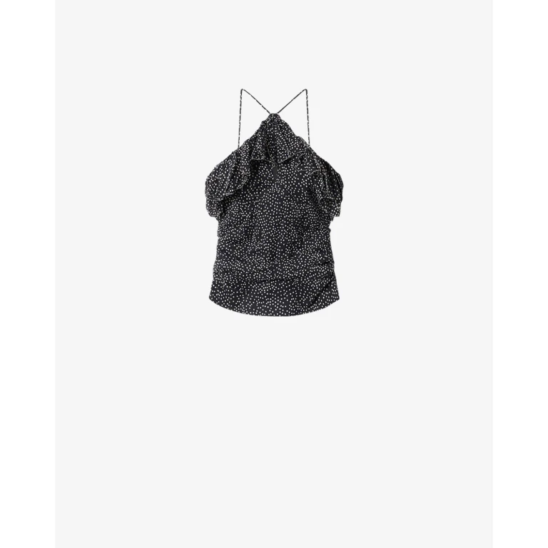 Haut / Top Djimia - Femme - Noir Et Écru - Taille34 - Marant Étoile