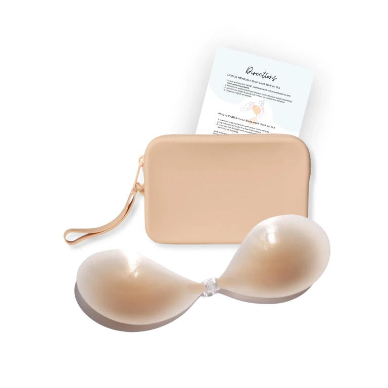 Match Maker - Silicone Travel Case + x1 Silicone Stick-On Bra - WSL