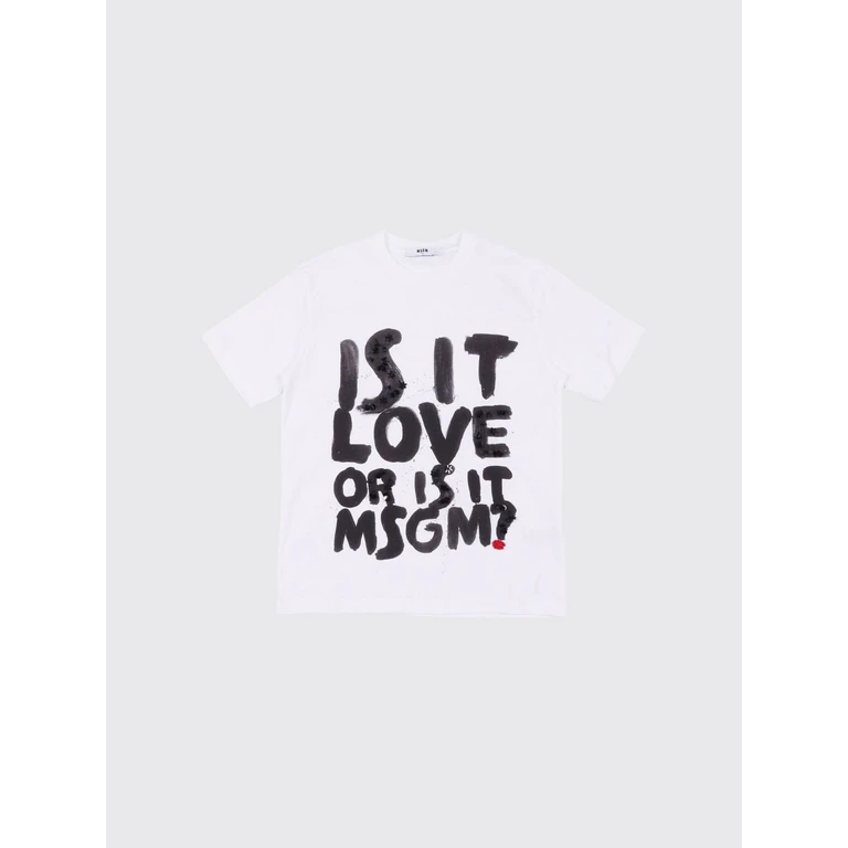 MSGM KIDS T-Shirt Kids color White (MSJGTH091001)