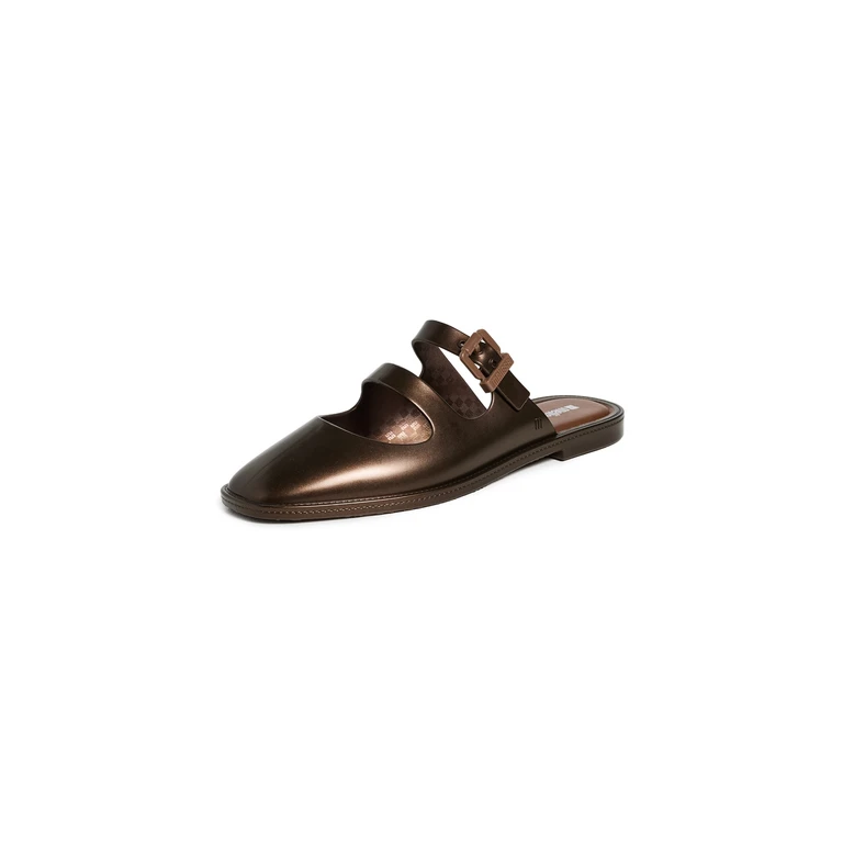 Melissa Anastasia Mules Bronze 9