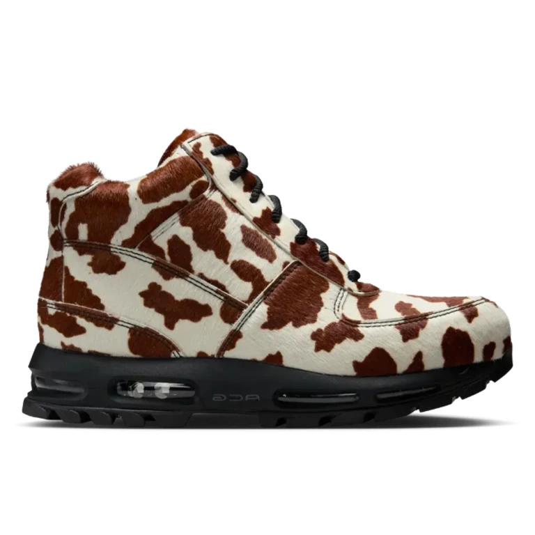 [io4635-100] Mens Nike Air Max Goadome Qs 'sail Cacao Wow Cow Print Pony Hair'