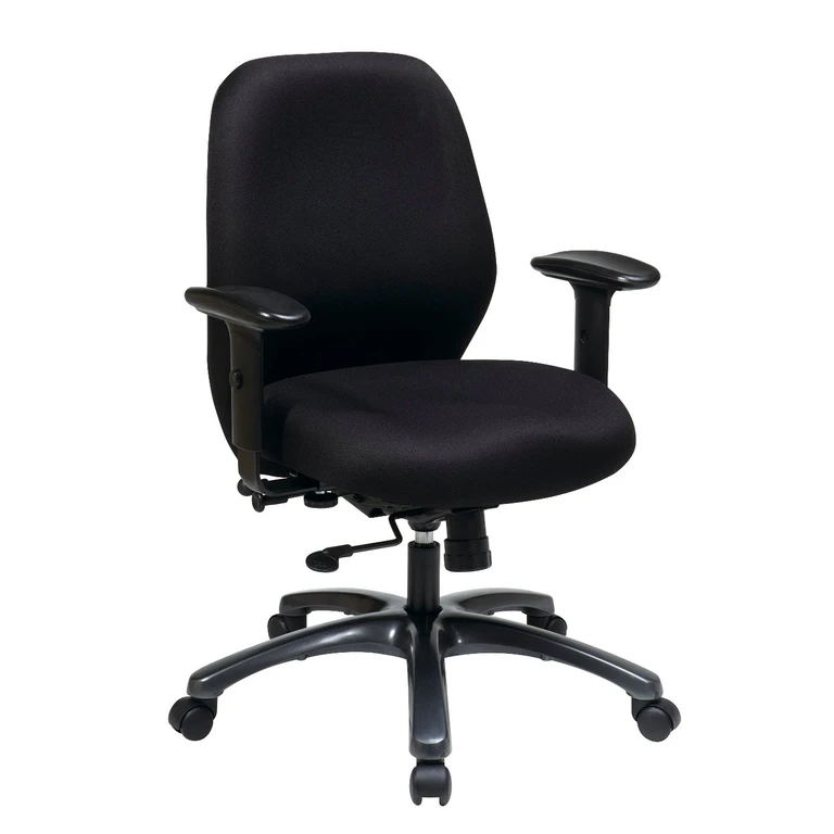 54666 Series Black Ergonomic Desk Chair