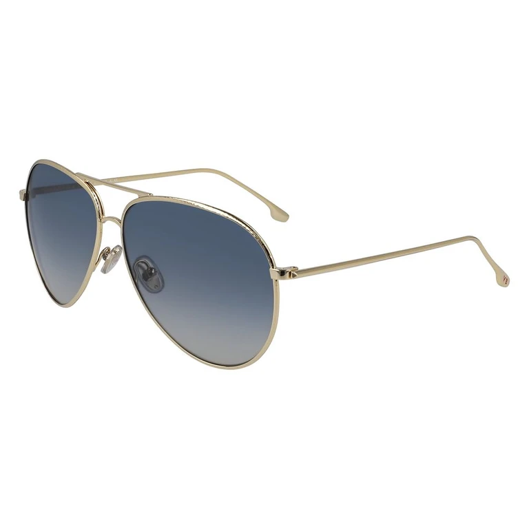 Victoria Beckham Gold Metal Sunglasses - Women (VBVB203S706AC)