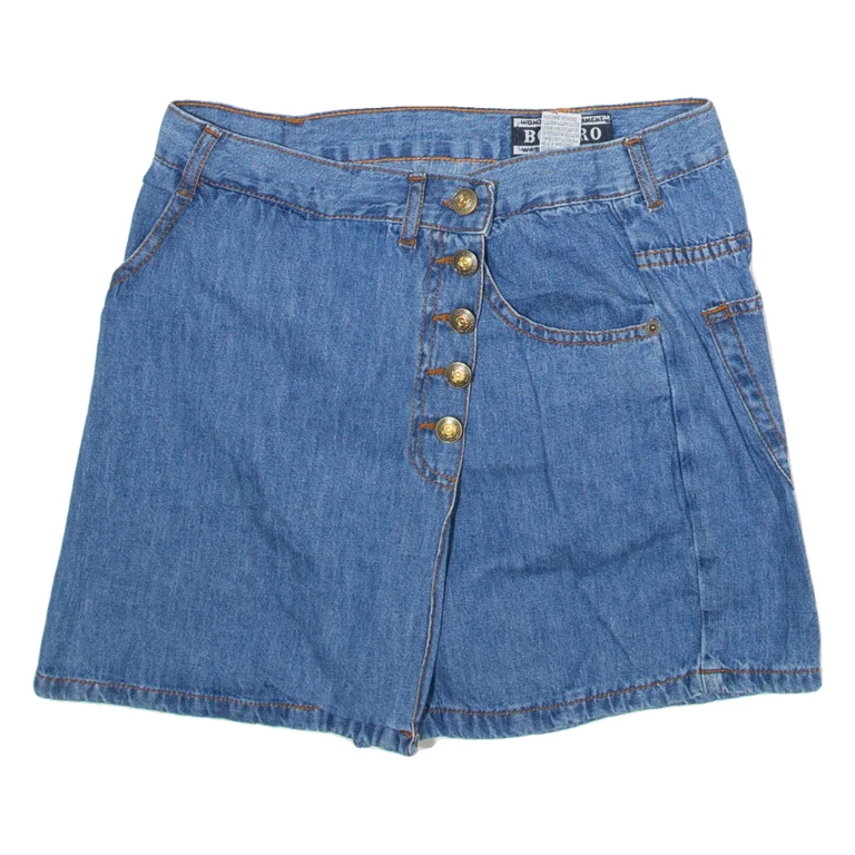BOLERO Womens Casual Shorts Blue M W28