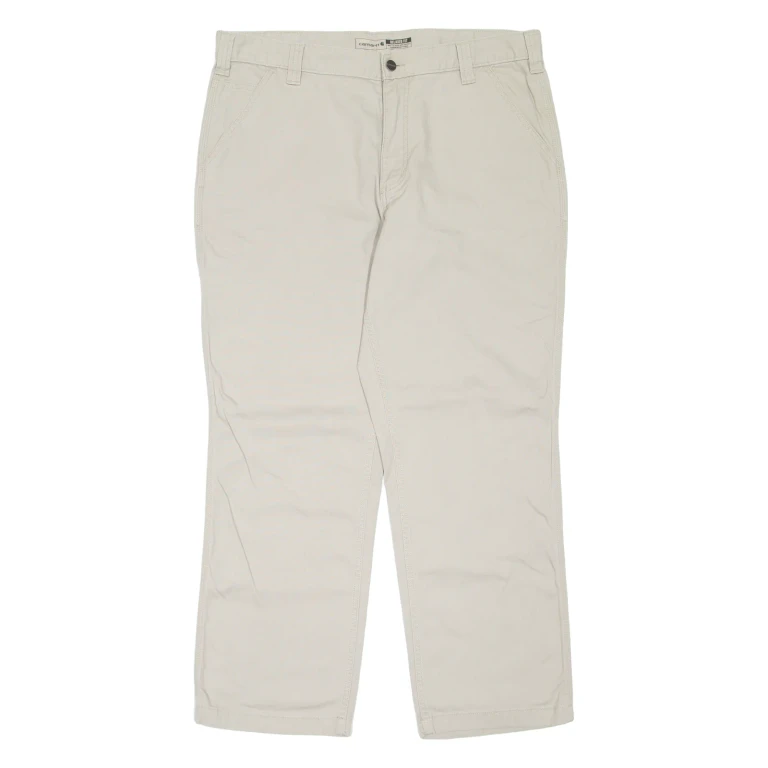 CARHARTT Mens Trousers Beige Relaxed Straight W38 L30
