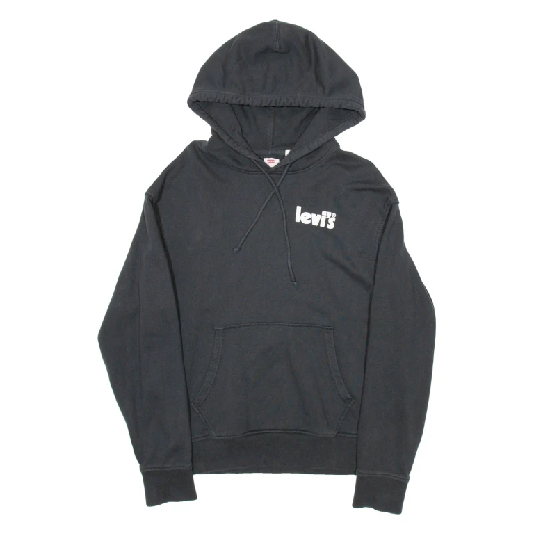 LEVI'S Mens Black Hoodie XS