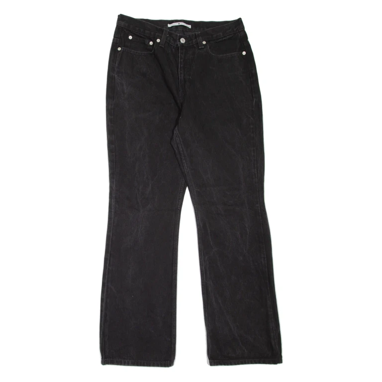 TOMMY HILFIGER Womens Jeans Black Regular Bootcut W30 L31