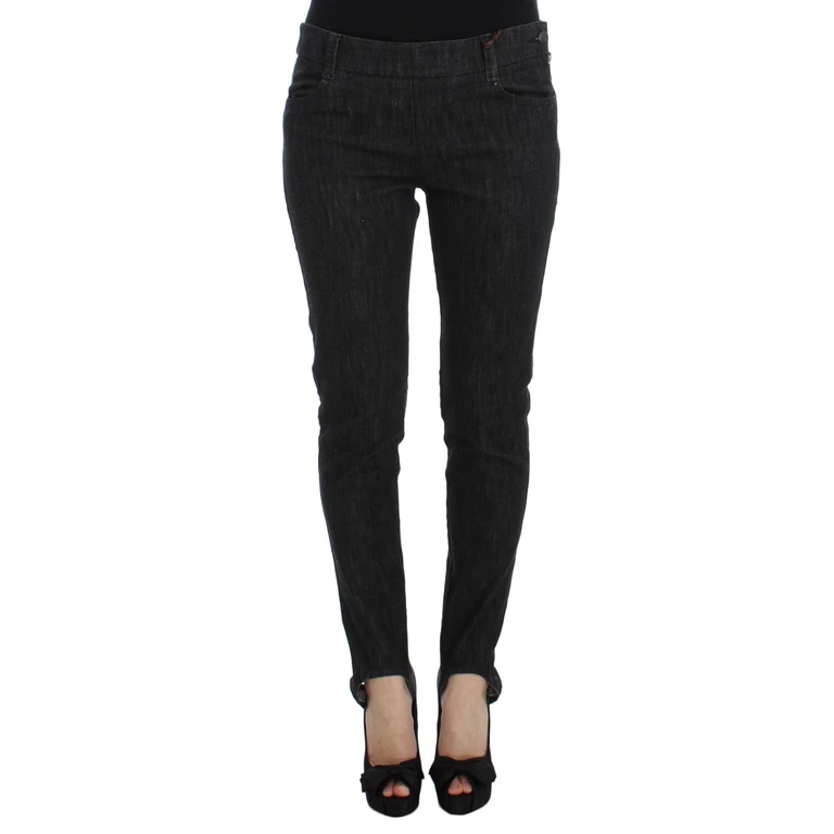 Ermanno Scervino Blue Cotton Slim Fit Denim Jeans Clothing - Women