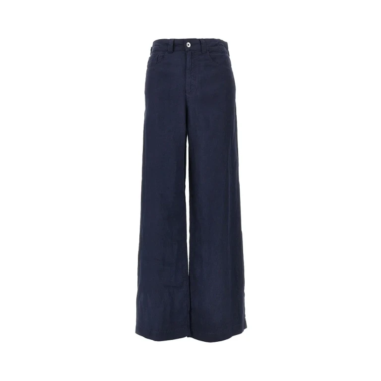 EMPORIO ARMANI 'J14' linen pants Woman 26