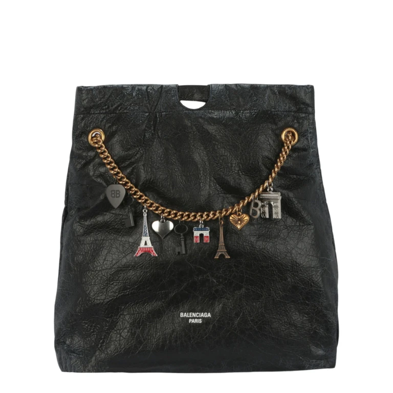 Crush Leather Medium Tote