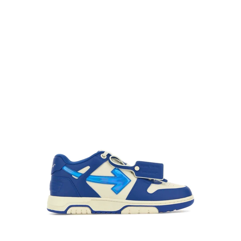 Off-White Two-Tone Leather Out Of Office Sneakers Beigeblue - Men