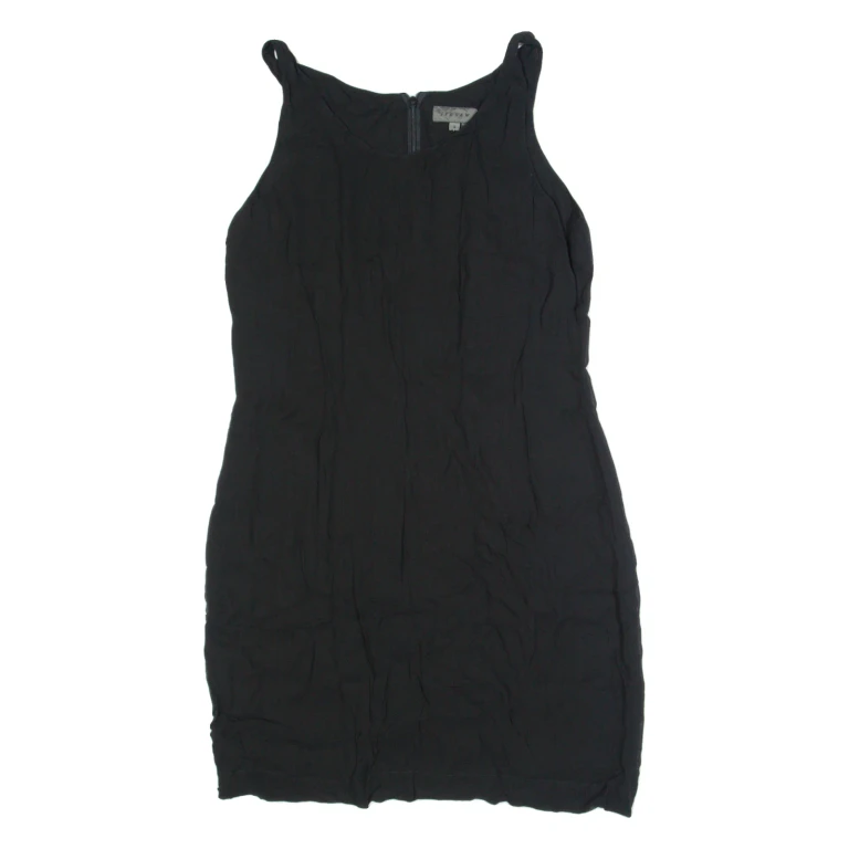 JIGSAW Womens Shift Dress Black Sleeveless Short M