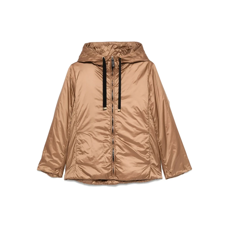 Max Mara The Cube Satin Hooded Jacket