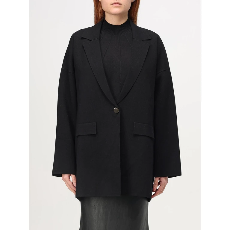 LIU JO Jacket Woman color Black (WF4424MS99E22222)