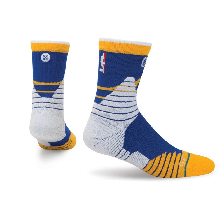 Men's NBA Golden State Warriors Core Quarter Height Socks
