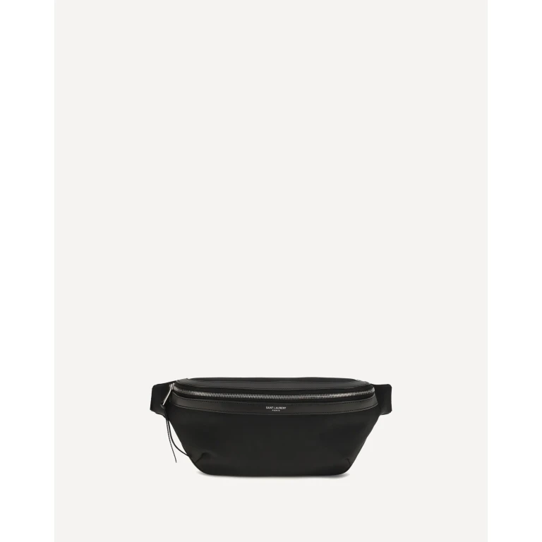 SAINT LAURENT Canvas Fanny Pack Male UNI