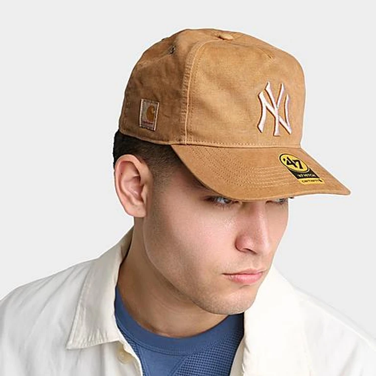 '47 x Carhartt New York Yankees MLB Hitch Snapback Hat in Brown