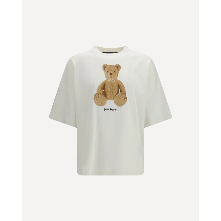 PALM ANGELS Bear print T-shirt Male XL