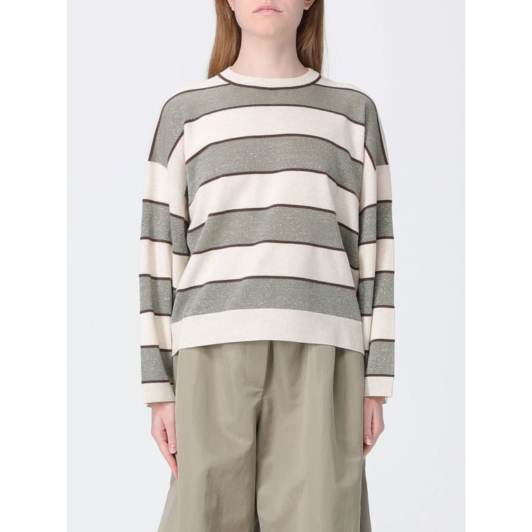Striped Virgin Wool and Cashmere Sweater (M16221600CQU70)