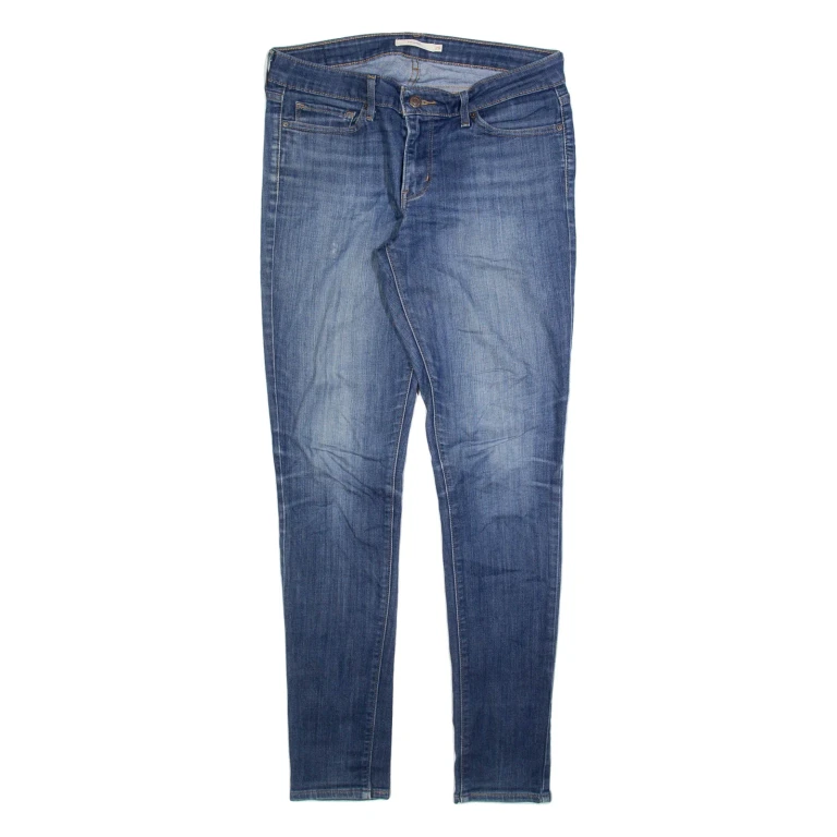 LEVI'S 711 Womens Jeans Blue Slim Skinny W29 L32