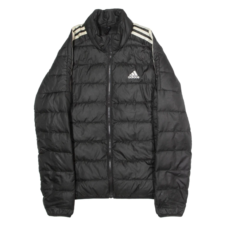 ADIDAS Womens Puffer Jacket Black S