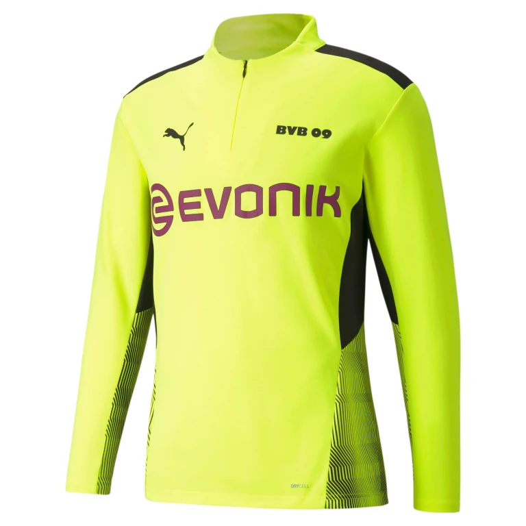 Men's Bvb Borussia Dortmund Training 1/4 Zip Top Half Zip & Quarter Zip