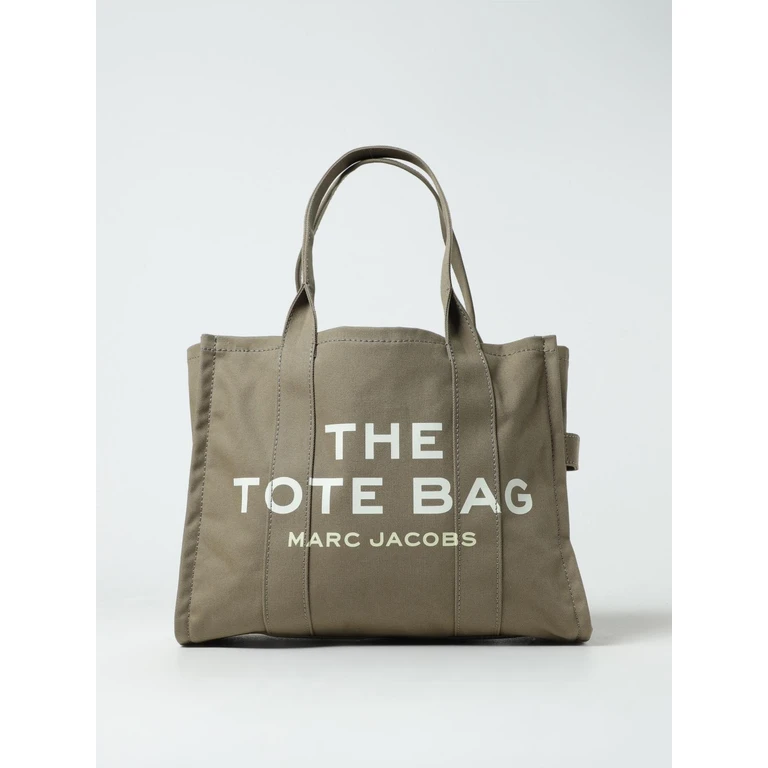 The Large Tote Bag in Canvas with Jacquard Logo (M0016156372)