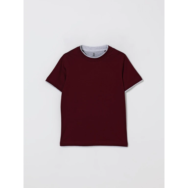 T-Shirt Kids color Burgundy (B0B13T157CAN74)