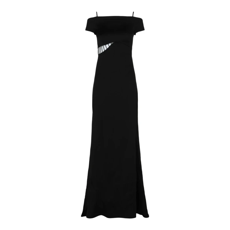 Cold Shoulder Cutout Gown
