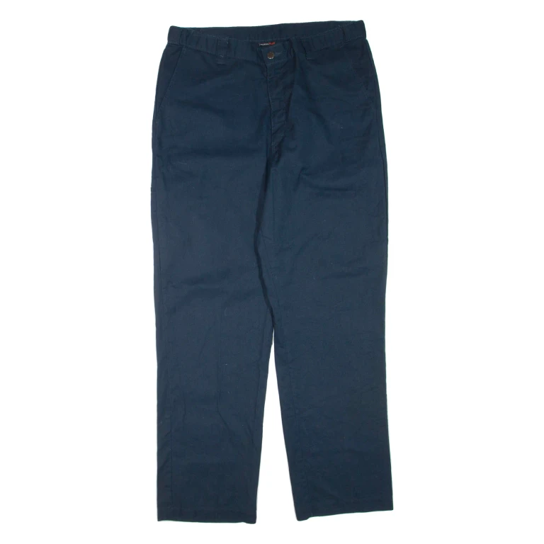 DICKIES Mens Trousers Blue Regular Tapered W36 L32