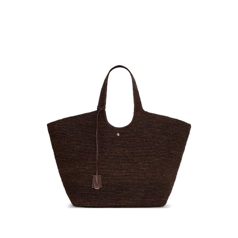 Anine Bing Lili Raffia Tote Bag