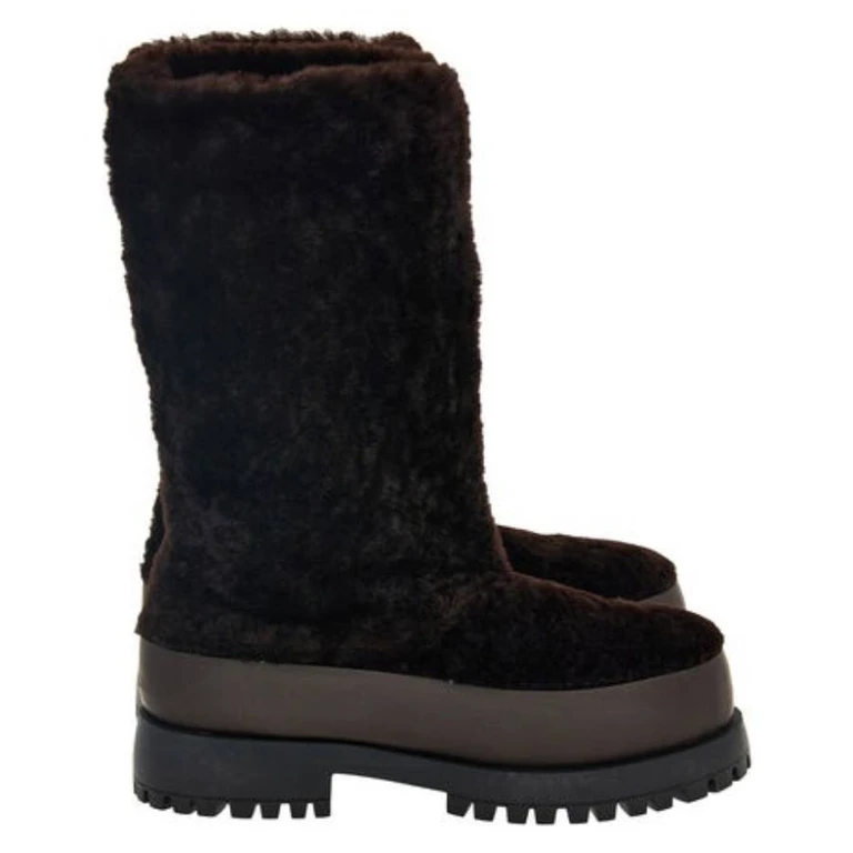 Dalton Merino Platform Boots, Size 9