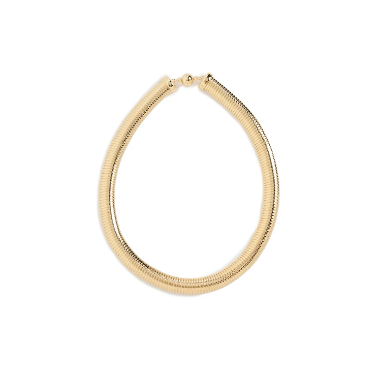 Luv Aj Flex Snake Chain Necklace Gold One Size