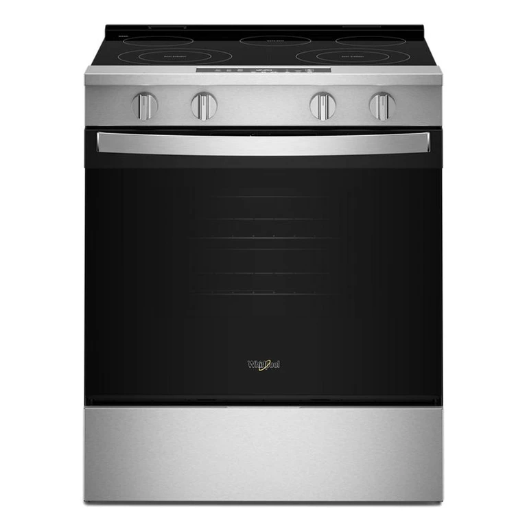30 in. Electric Range with No Preheat and Slow Cook Modes in Black