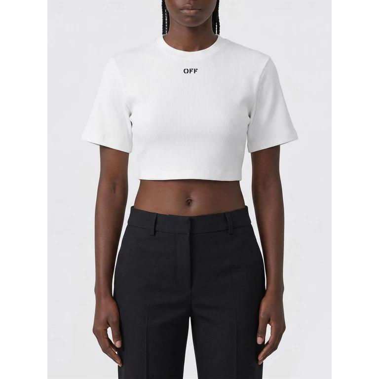 OFF-WHITE T-Shirt Woman color White (2AA081C99JER0040110)