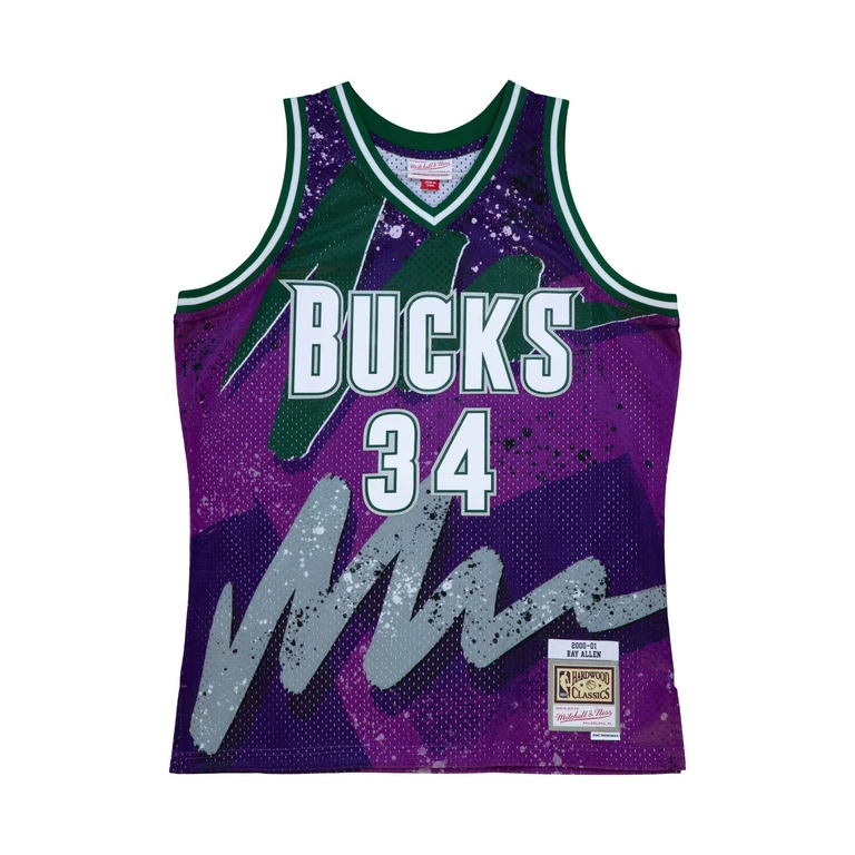 Men's NBA Hyper Hoops Swingman Jersey - Bucks 2000 Ray Allen