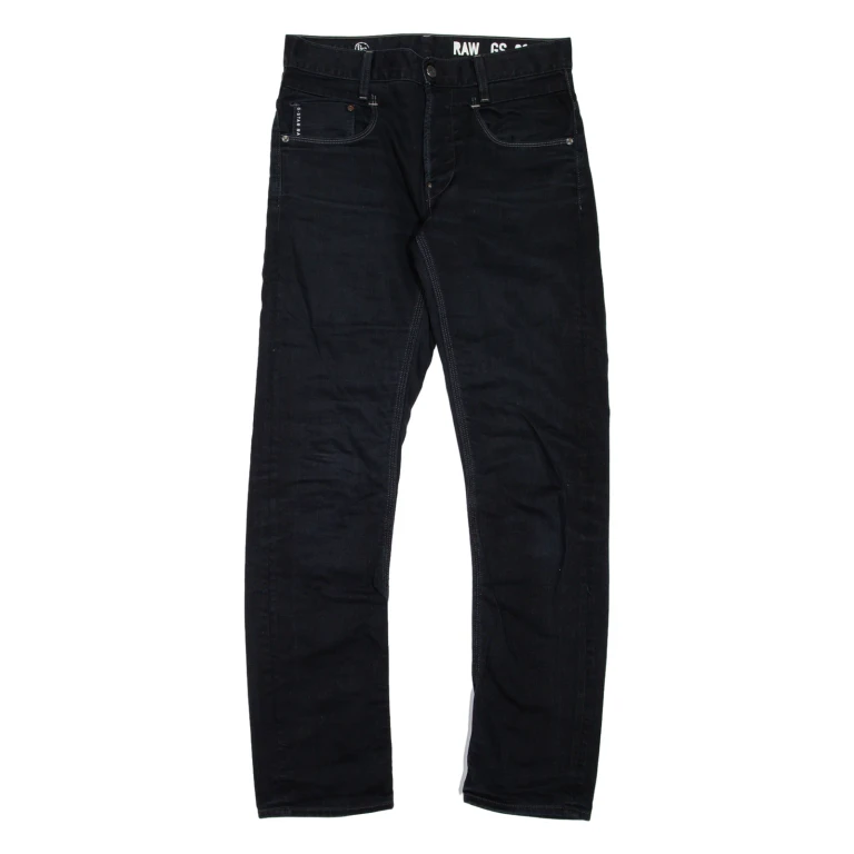 G-STAR Mens Jeans Black Slim Straight W31 L34