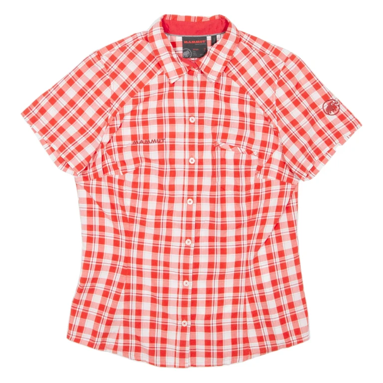 MAMMUT Womens Shirt Red Check M