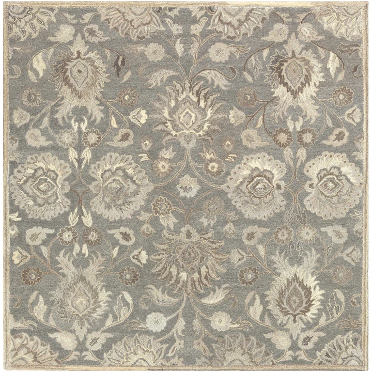Conesus 1195 Hand Tufted Ivory & Taupe Wool Rug