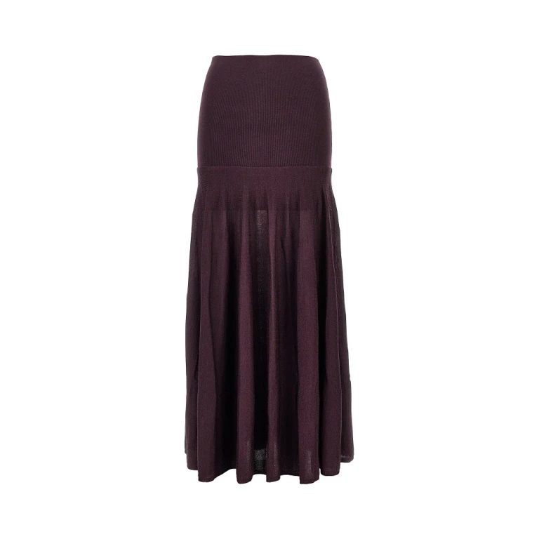 Knitted long skirt Woman S