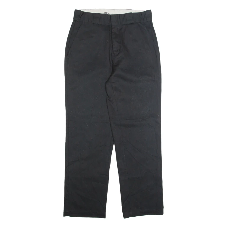 DICKIES Chino Mens Trousers Black Regular Straight W28 L26
