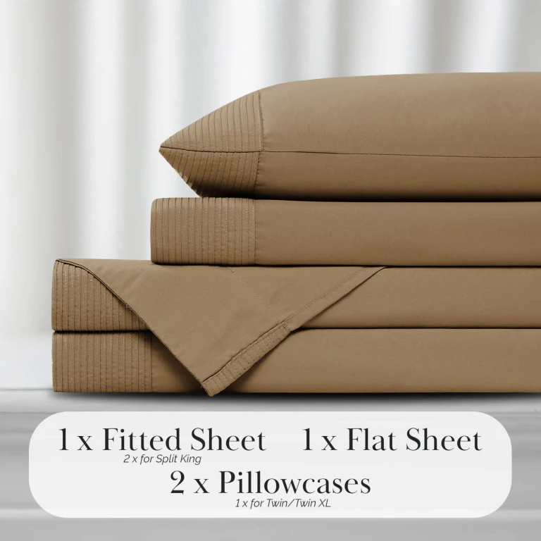 Vilano Extra Deep Pocket Pleated Sheet