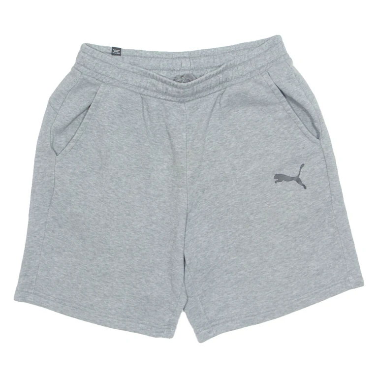 PUMA Mens Sports Shorts Grey Relaxed M W30