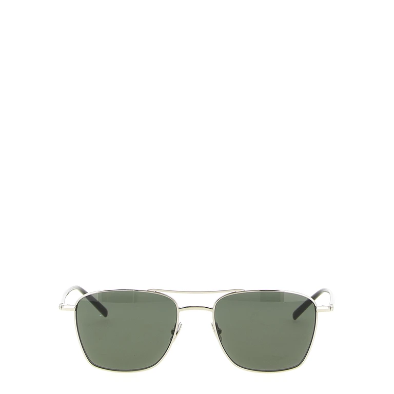 Saint Laurent Silver Acetate Sunglasses - Men