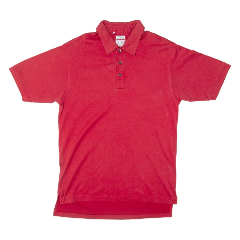 ADIDAS Mens Polo Shirt Red S