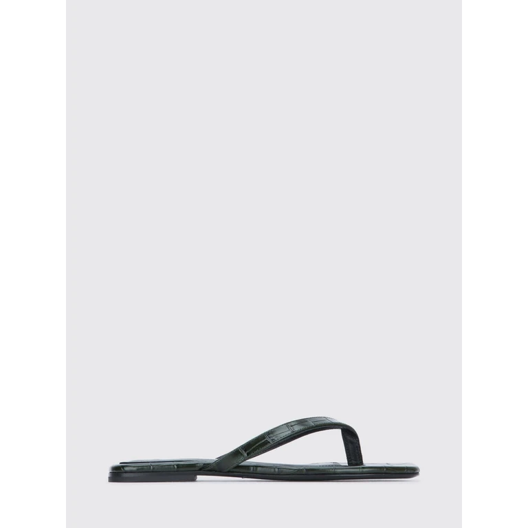 Heeled Sandal Woman color Green (243WAS4557LE0076136)