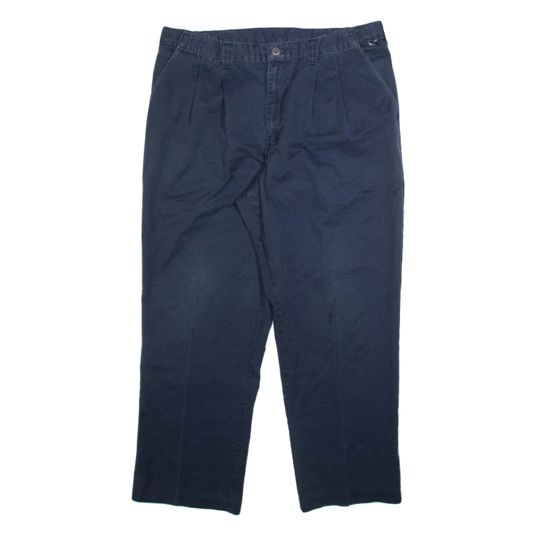 DICKIES Mens Trousers Blue Relaxed Straight W36 L30
