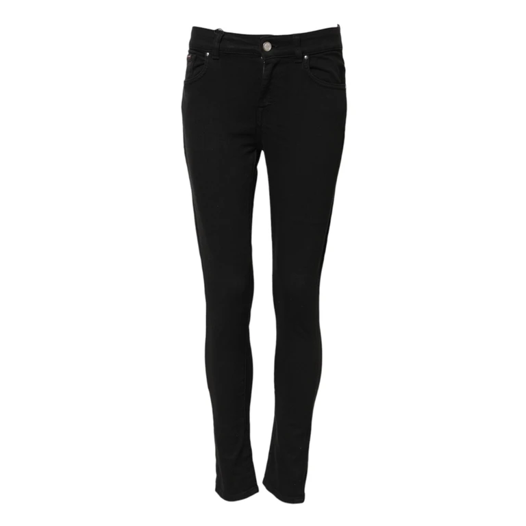 Dolce & Gabbana Black Cotton Stretch Slim Fit Denim Jeans Elastane Clothing - Women